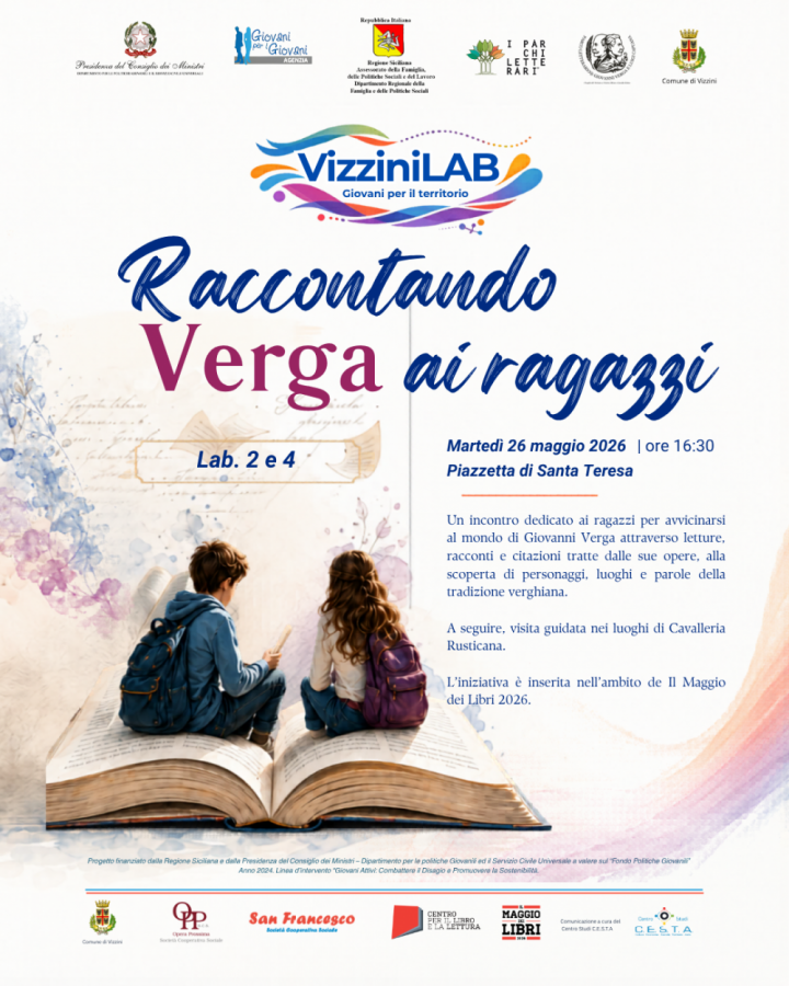 Raccontando Verga ai ragazzi: letture e visita nei luoghi di Cavalleria Rusticana
